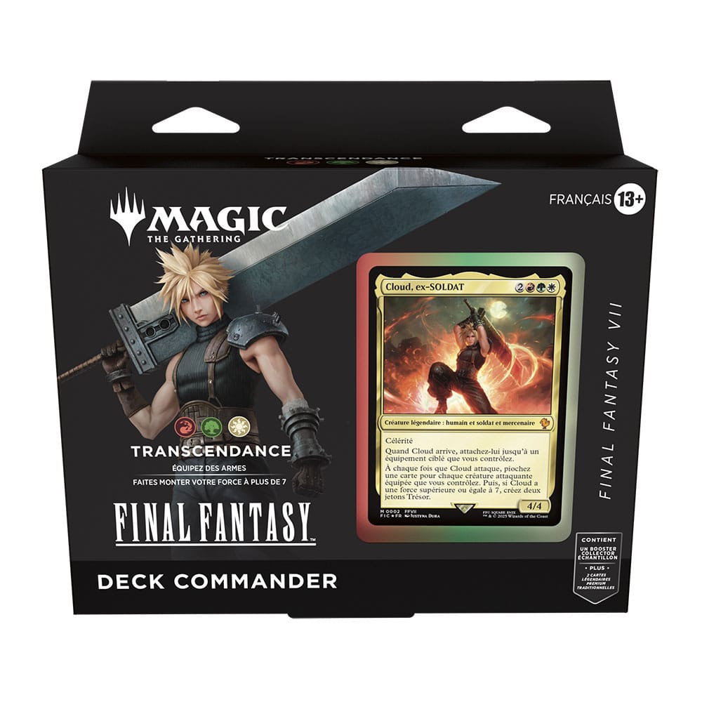 Magic the Gathering Final Fantasy Commander Decks Display (4) French