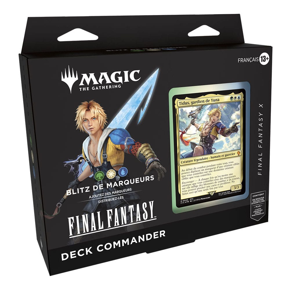 Magic the Gathering Final Fantasy Commander Decks Display (4) French