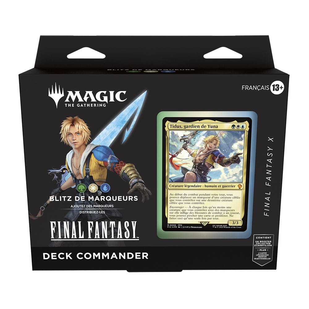 Magic the Gathering Final Fantasy Commander Decks Display (4) French