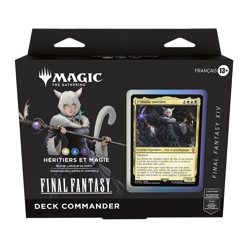 Magic the Gathering Final Fantasy Commander Decks Display (4) French