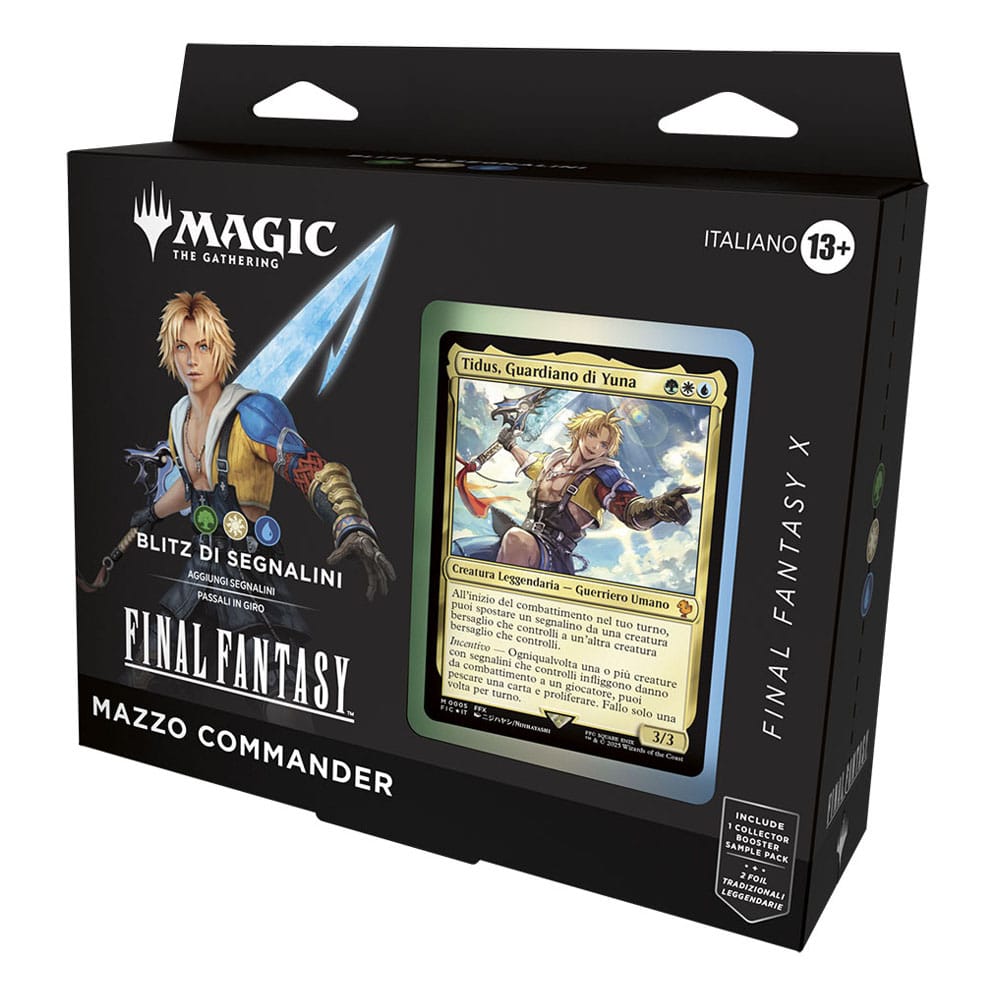 Magic the Gathering Final Fantasy Commander Decks Display (4) Italian