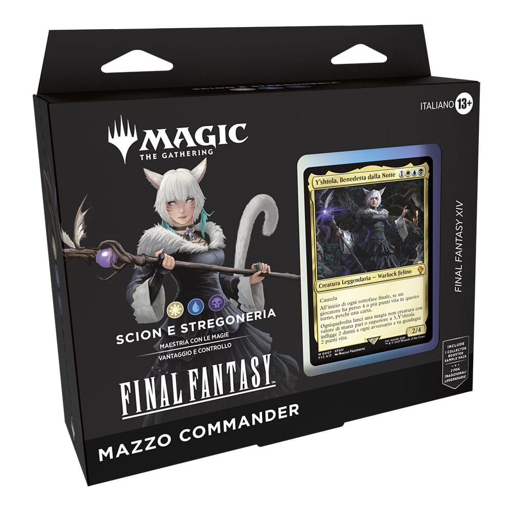 Magic the Gathering Final Fantasy Commander Decks Display (4) Italian