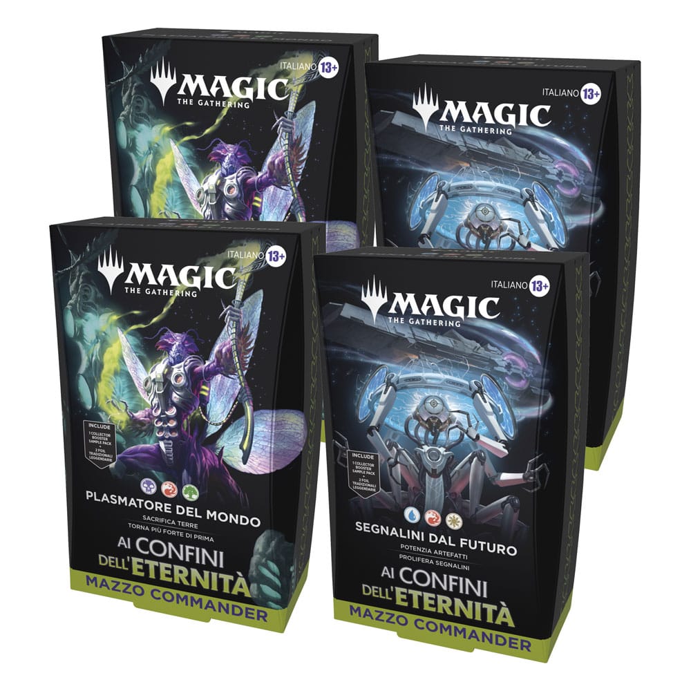 Magic the Gathering Ai Confini dell'Eternità Commander Decks Display (4) italian