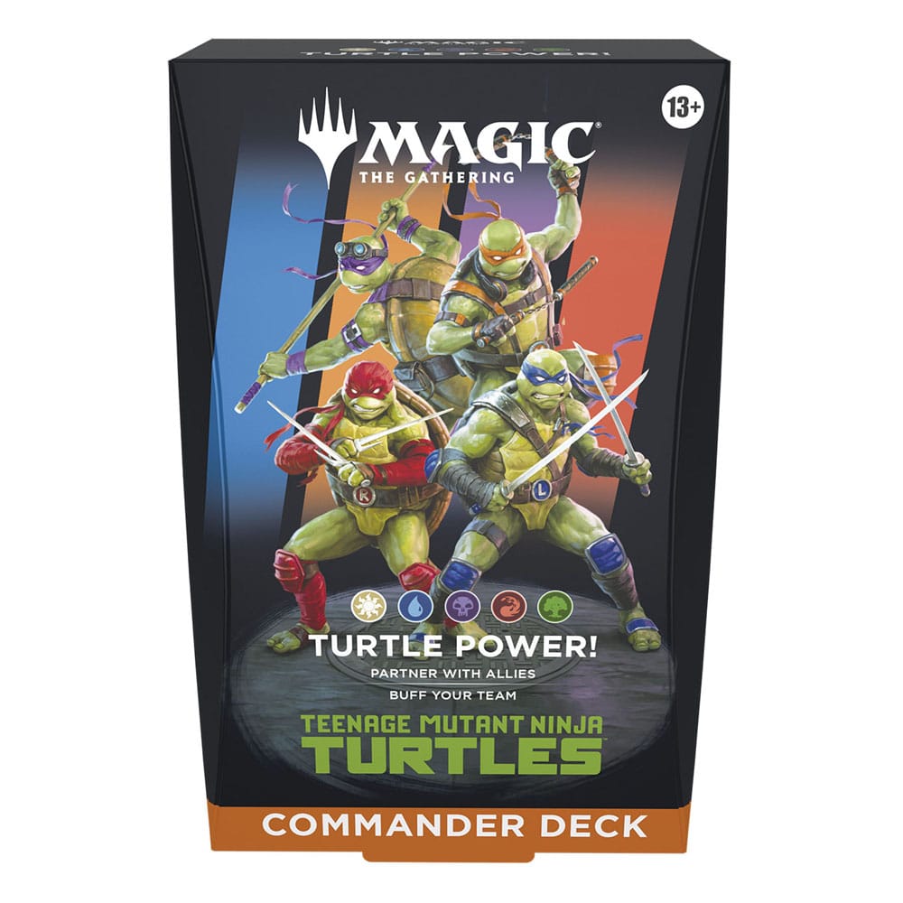 Magic the Gathering Teenage Mutant Ninja Turtles Commander Decks Case (4) english