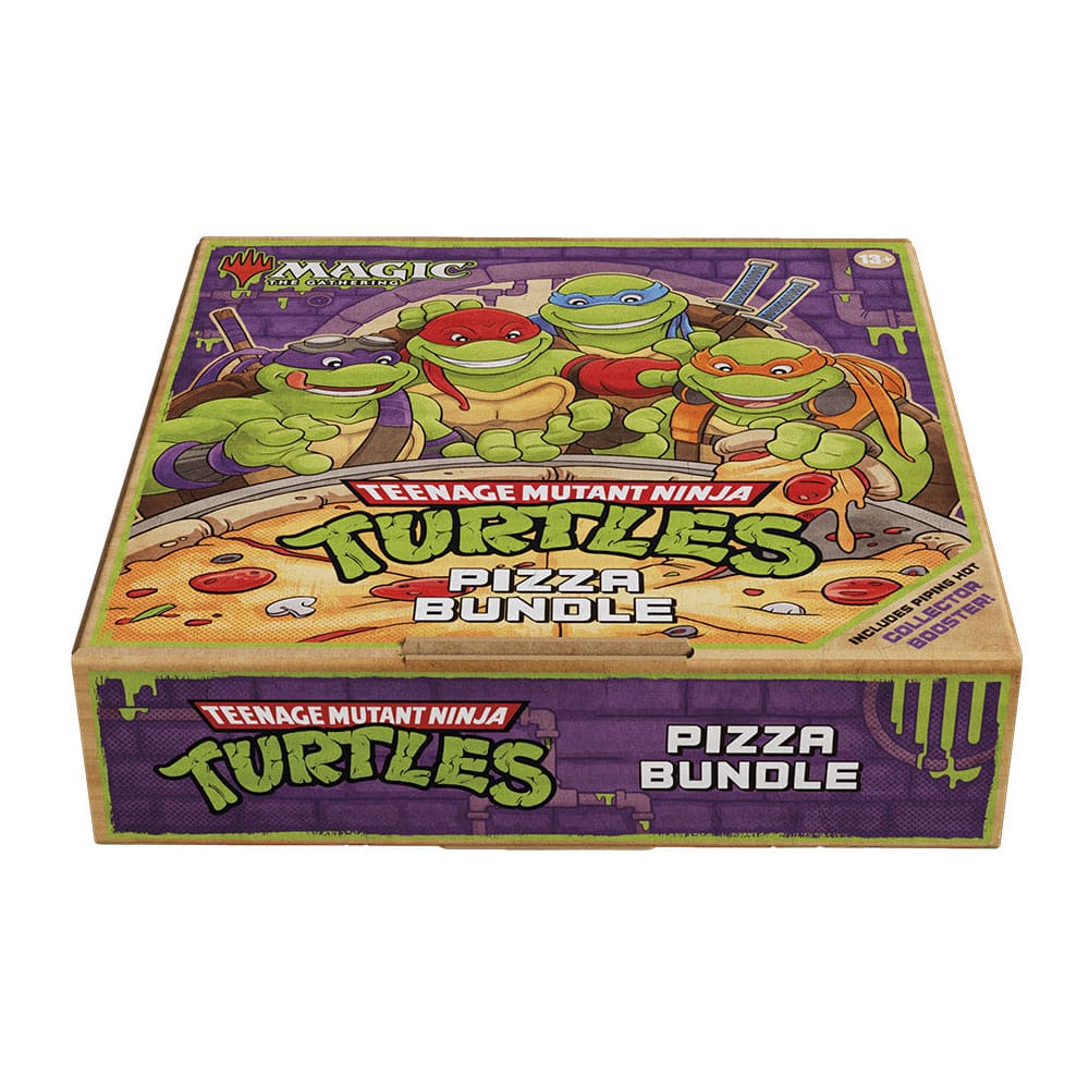 Magic the Gathering Teenage Mutant Ninja Turtles Pizza Bundle english