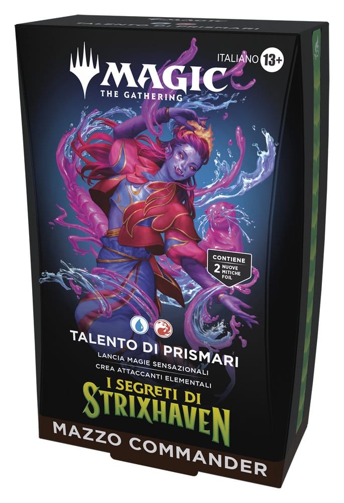 Magic the Gathering Strixhaven: School of Mages Commander Decks Case (5) Italian