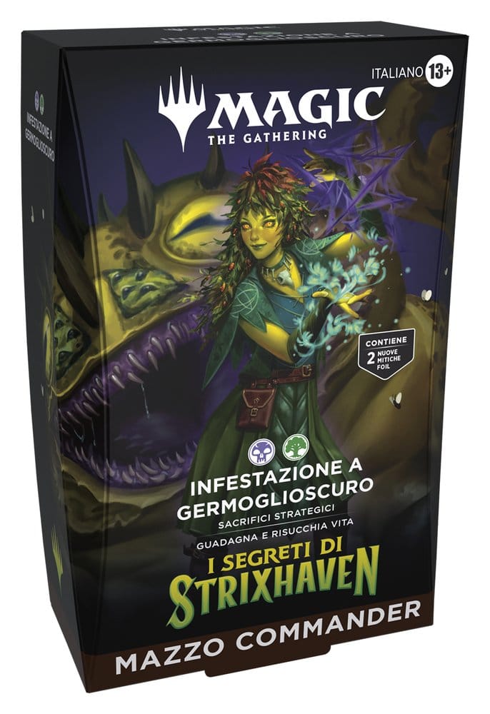 Magic the Gathering Strixhaven: School of Mages Commander Decks Case (5) Italian
