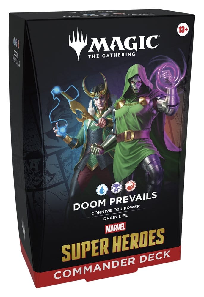 Magic the Gathering Marvel Super Heroes Commander Decks Case (4) English