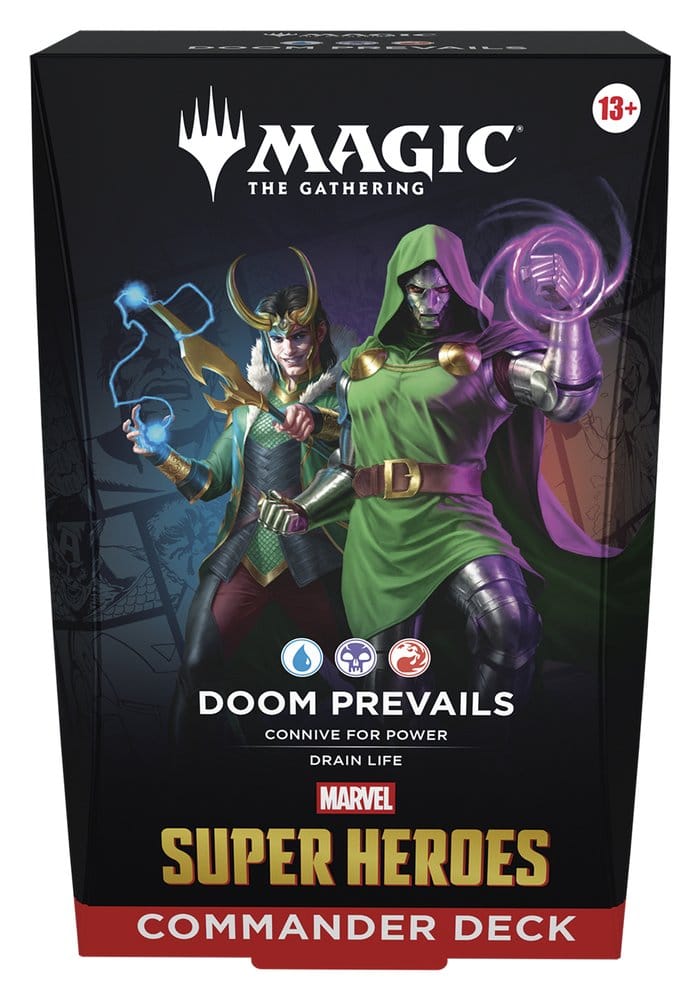 Magic the Gathering Marvel Super Heroes Commander Decks Case (4) English