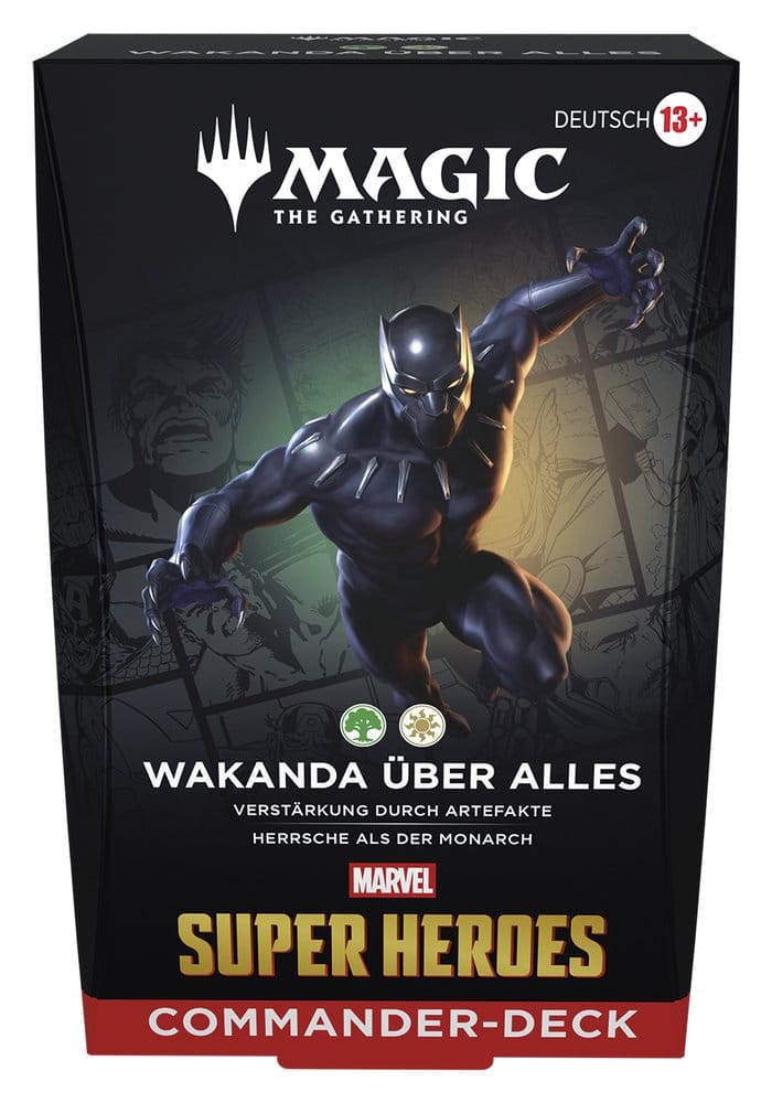 Magic the Gathering Marvel Super Heroes Commander Decks Case (4) German