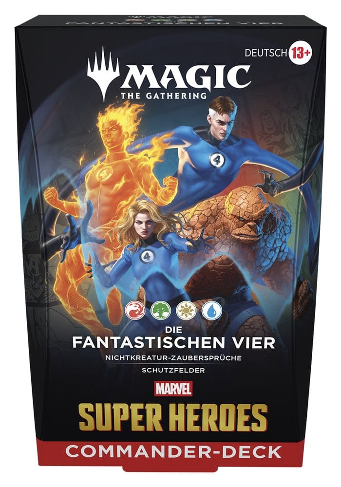 Magic the Gathering Marvel Super Heroes Commander Decks Case (4) German