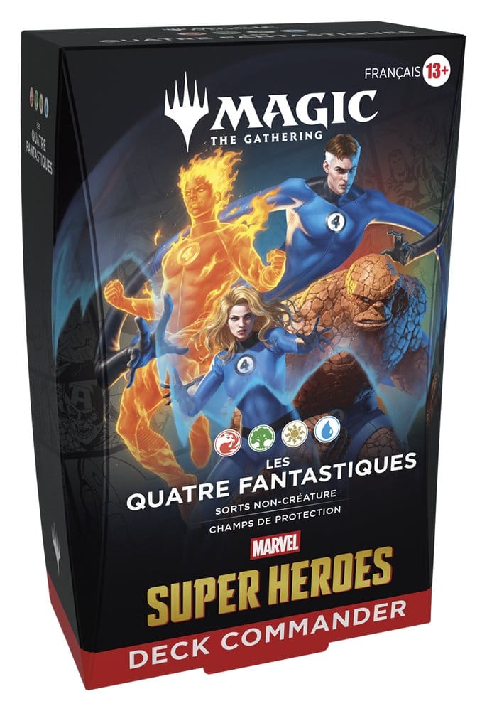 Magic the Gathering Marvel Super Heroes Commander Decks Case (4) french