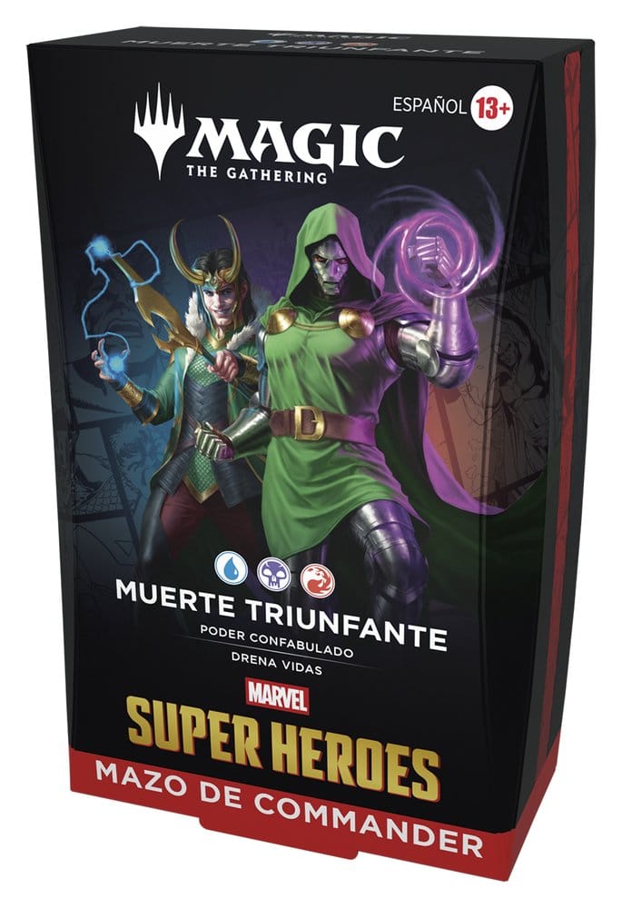Magic the Gathering Marvel Super Heroes Commander Decks Case (4) spanish