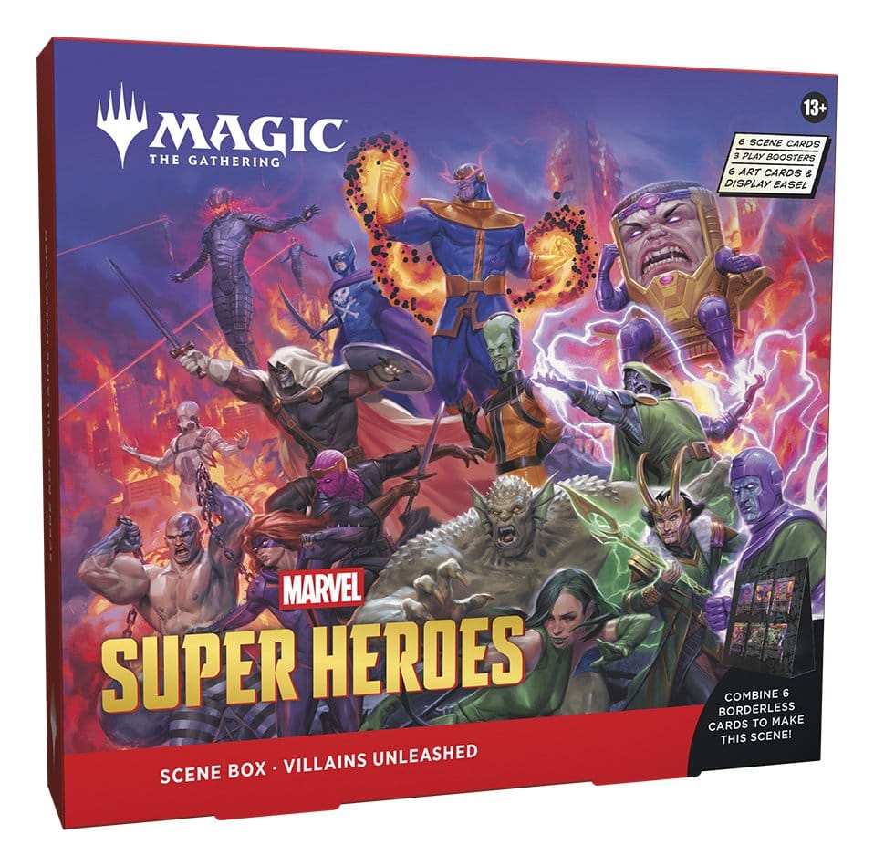 Magic the Gathering Marvel Super Heroes Scene Box Display (4) English