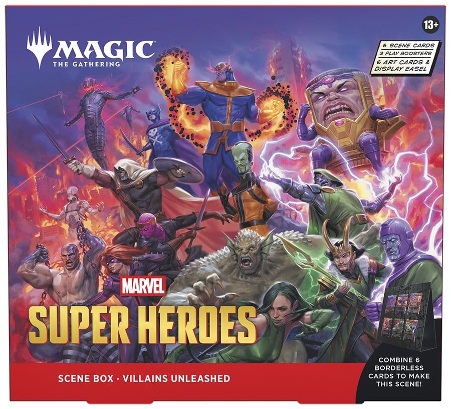 Magic the Gathering Marvel Super Heroes Scene Box Display (4) English
