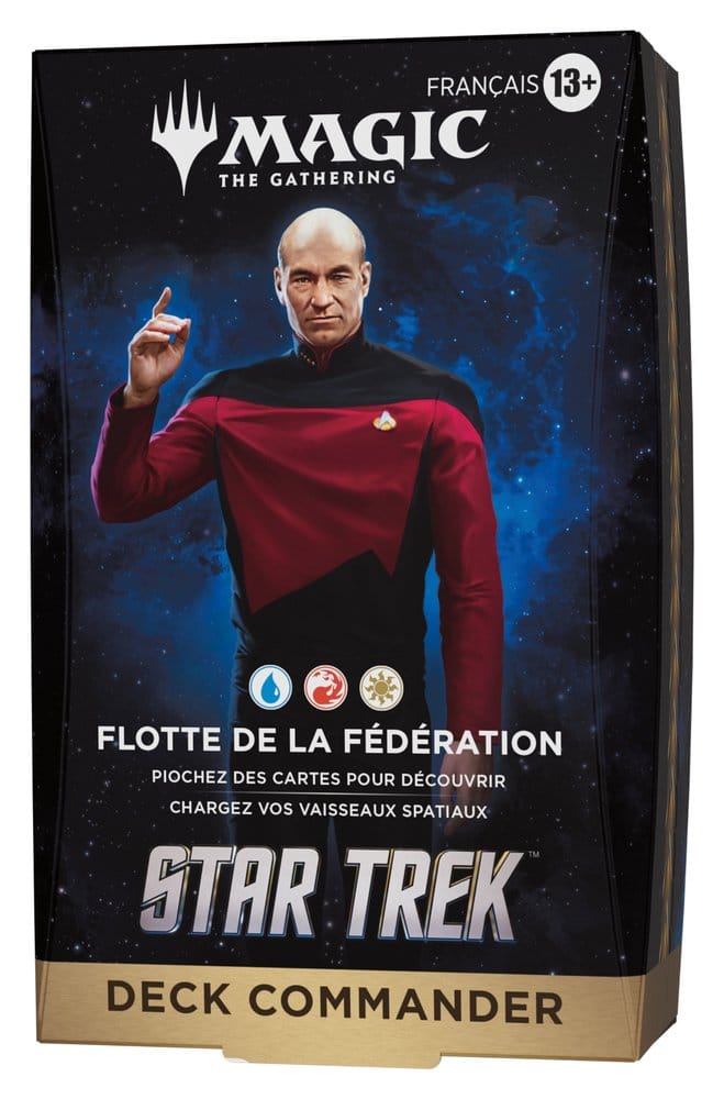Magic the Gathering Star Trek Commander Decks Case (4) french