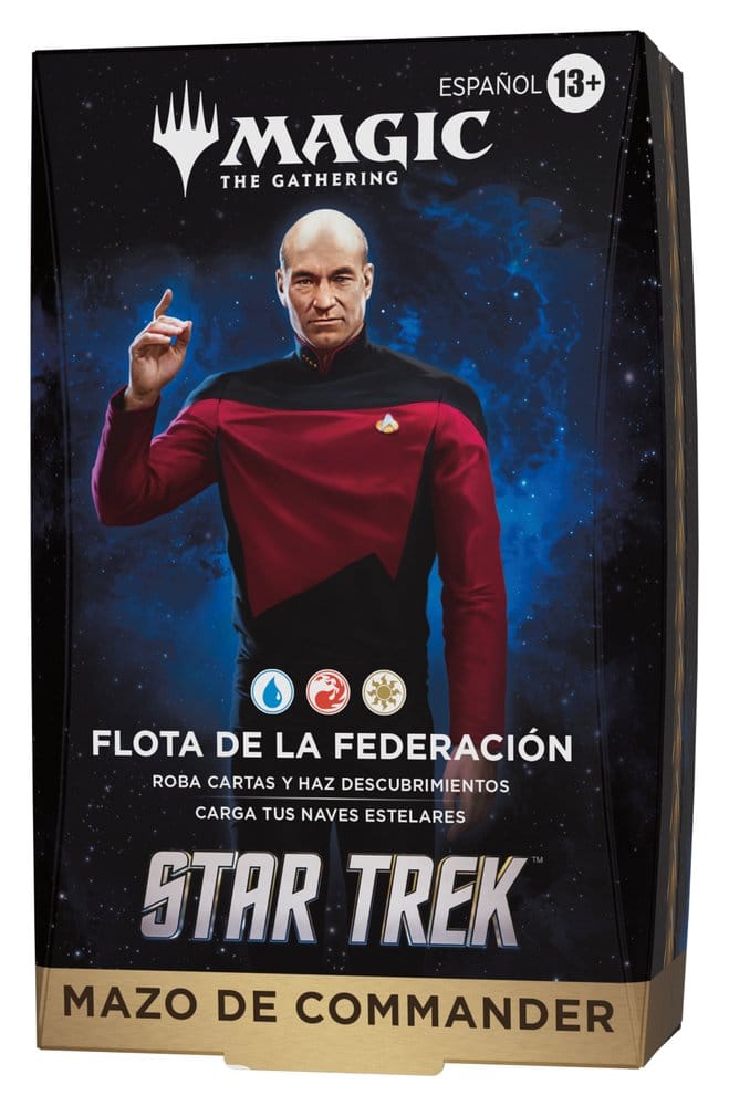 Magic the Gathering Star Trek Commander Decks Case (4) spanish