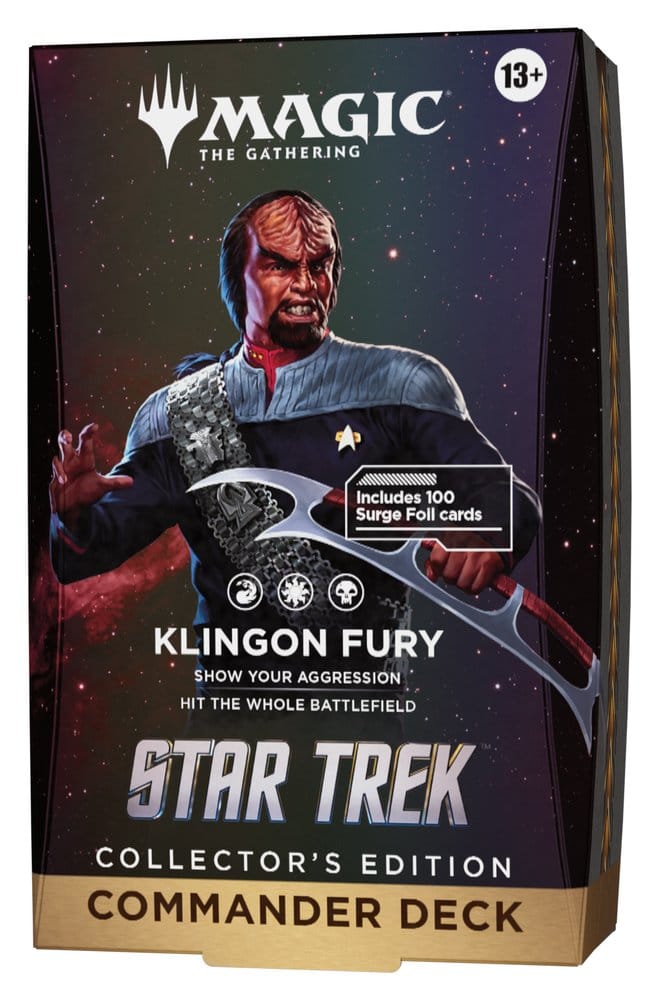 Magic the Gathering Star Trek Collector's Edition Commander Decks Case (4) english