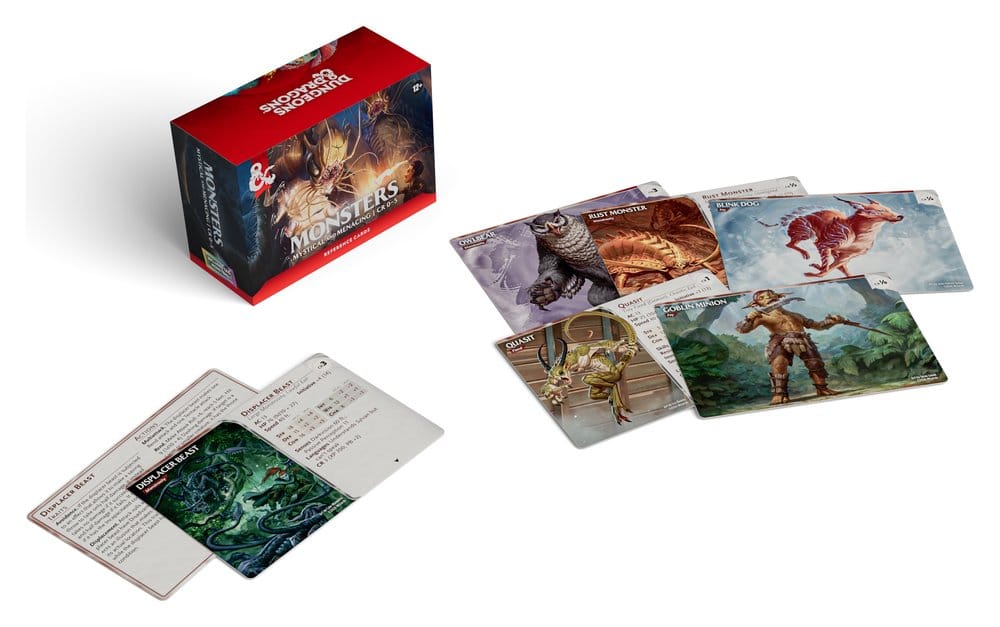Dungeons & Dragons RPG Reference Cards: Monsters (Mystical and Menacing) *English Version*