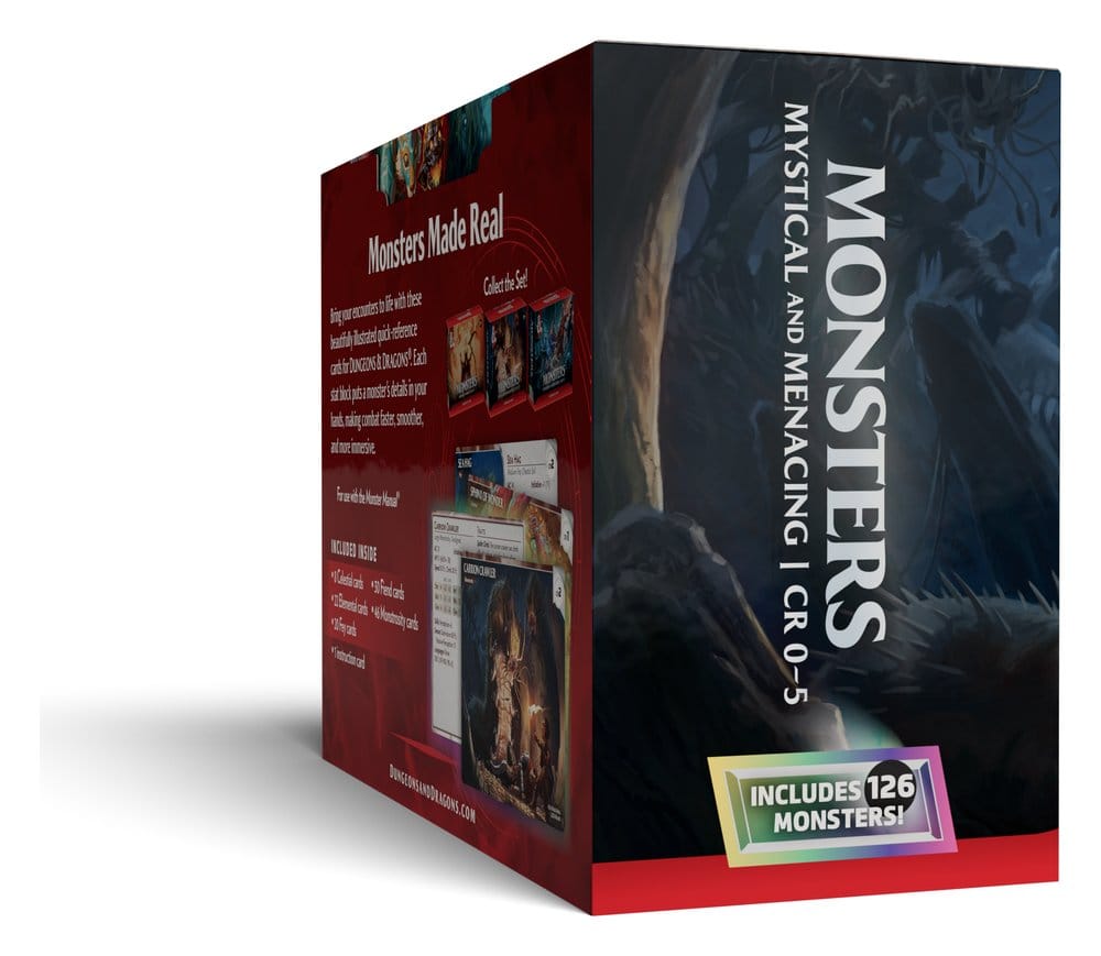 Dungeons & Dragons RPG Reference Cards: Monsters (Mystical and Menacing) *English Version*