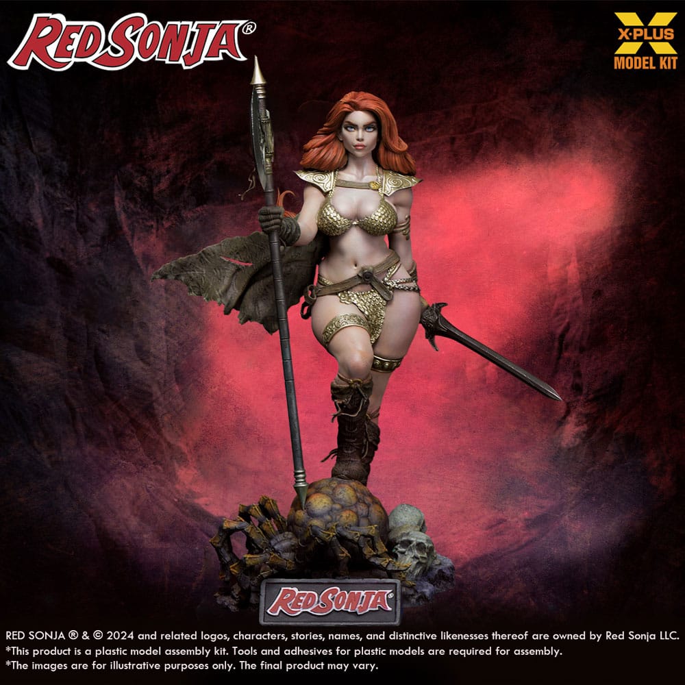 Red Sonja Plastic Model Kit 1/8 Red Sonja 27 cm