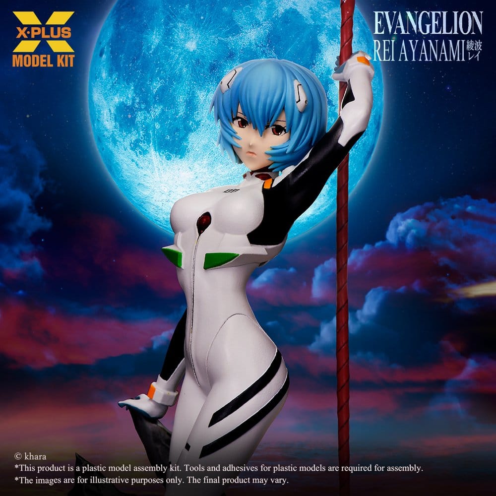Neon Genesis Evangelion Plastic Model Kit 1/8 Rei Ayanami 40 cm