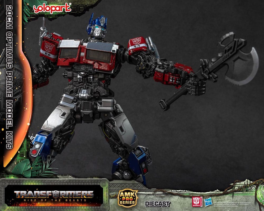 Transformers: Rise of the Beasts AMK Pro Series Plastic Model Kit Optimus Prime (Overseas Version) 20 cm