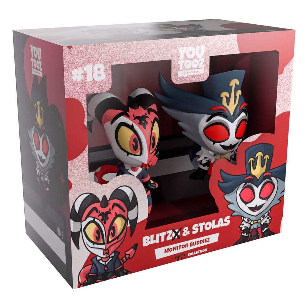 Helluva Boss Vinyl Figures Blitzo & Stolas Monitor Buddies