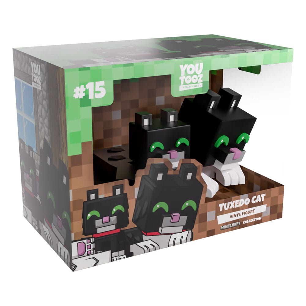 Minecraft Vinyl Figure Tuxedo Cat 6 cm