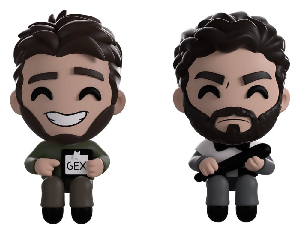 Scott the Woz Vinyl Figures Jeb Jab & Rex Mohs Monitor Buddiez 6 cm