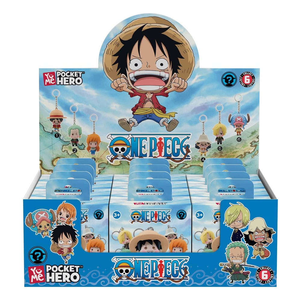 One Piece Pocket Hero Keychain Series 2 Display (12)