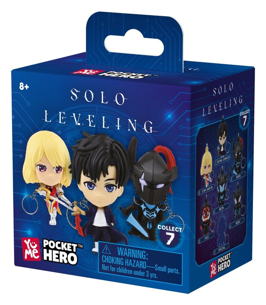 Solo Leveling Pocket Hero Keychain Series 1 Blind Box Display (12)