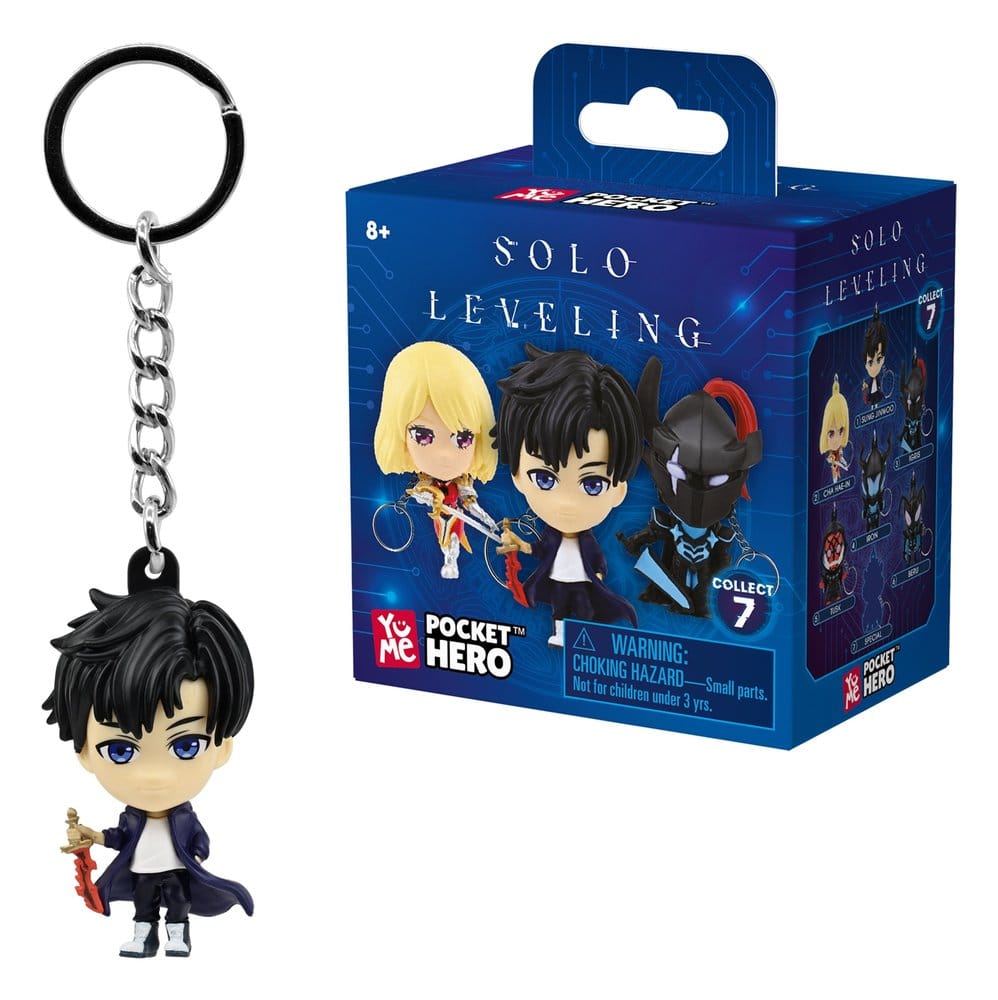 Solo Leveling Pocket Hero Keychain Series 1 Blind Box Display (12)