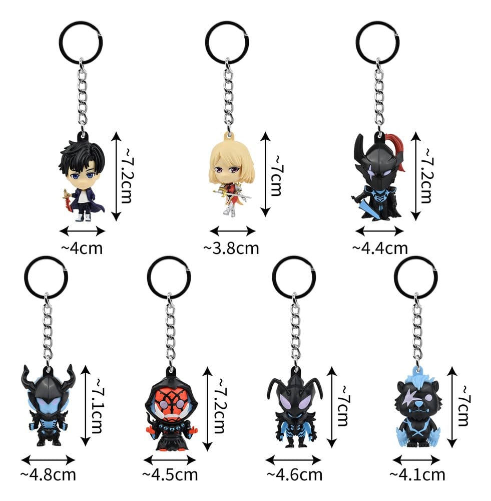 Solo Leveling Pocket Hero Keychain Series 1 Blind Box Display (12)