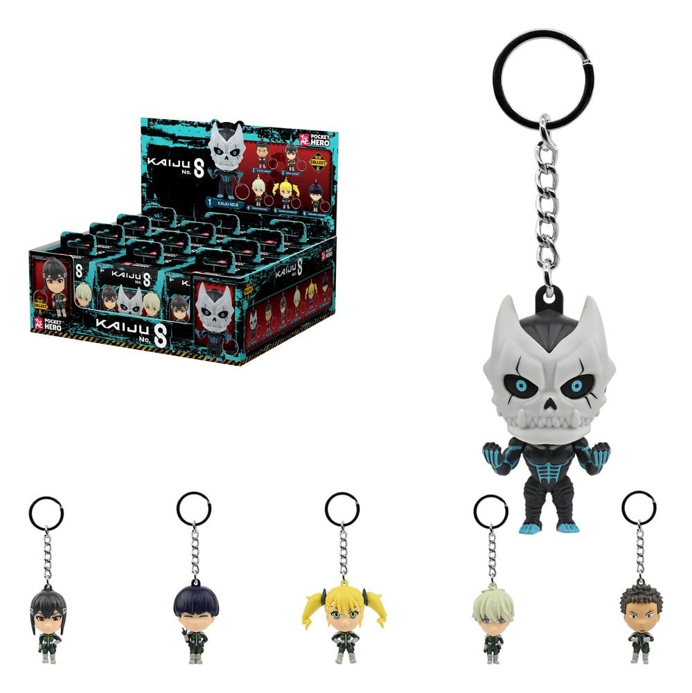 Kaiju No. 8 Pocket Hero Keychain Series 1 Blind Box Display (12)