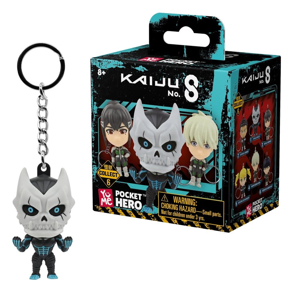 Kaiju No. 8 Pocket Hero Keychain Series 1 Blind Box Display (12)