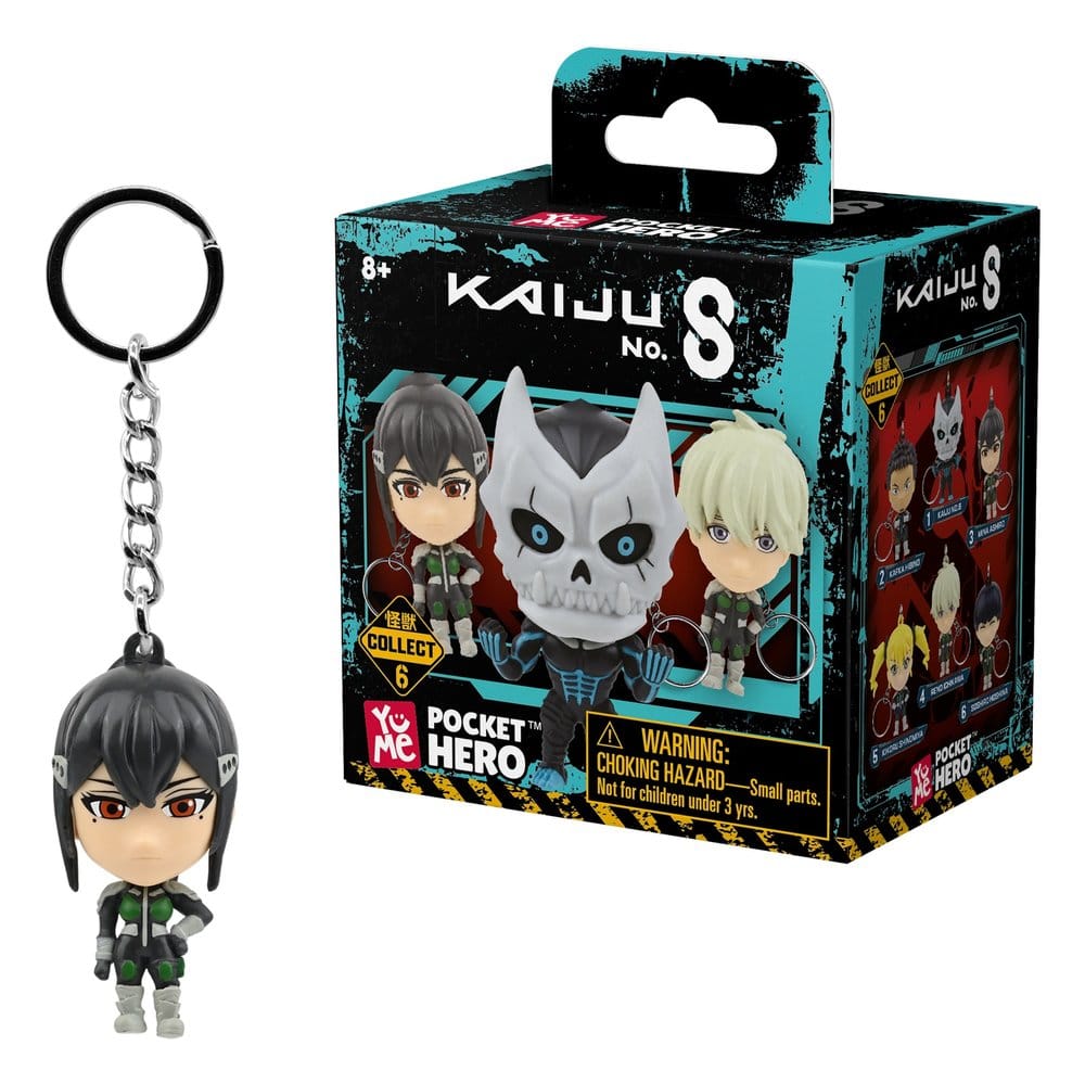 Kaiju No. 8 Pocket Hero Keychain Series 1 Blind Box Display (12)