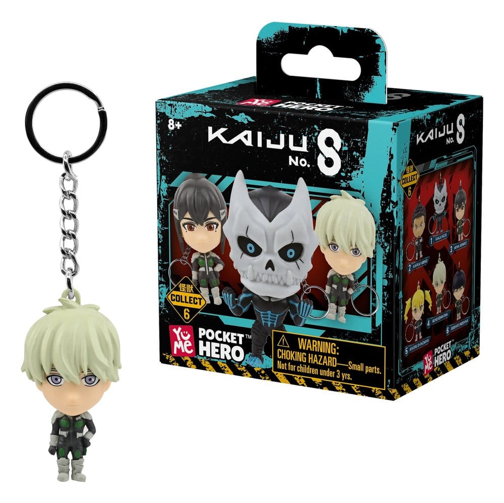 Kaiju No. 8 Pocket Hero Keychain Series 1 Blind Box Display (12)
