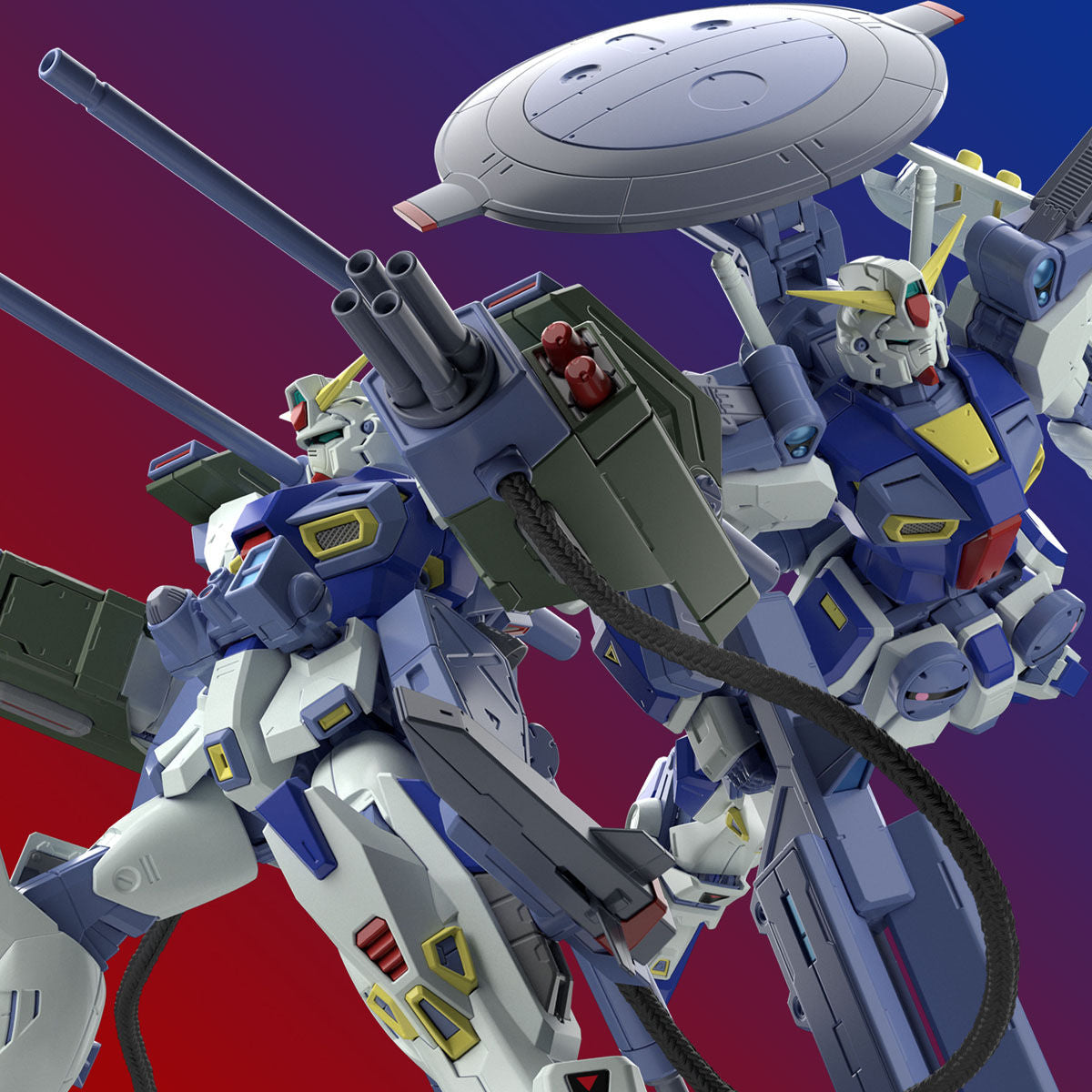 MG 1/100 Gundam F90 Mission Pack E Type & S Type - P-Bandai