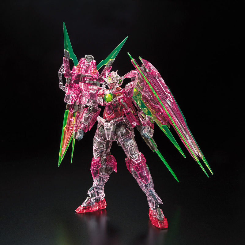 RG 1/144 Gundam Base Limited 00 Qan[t] Full Saber [Trans-Am Clear]