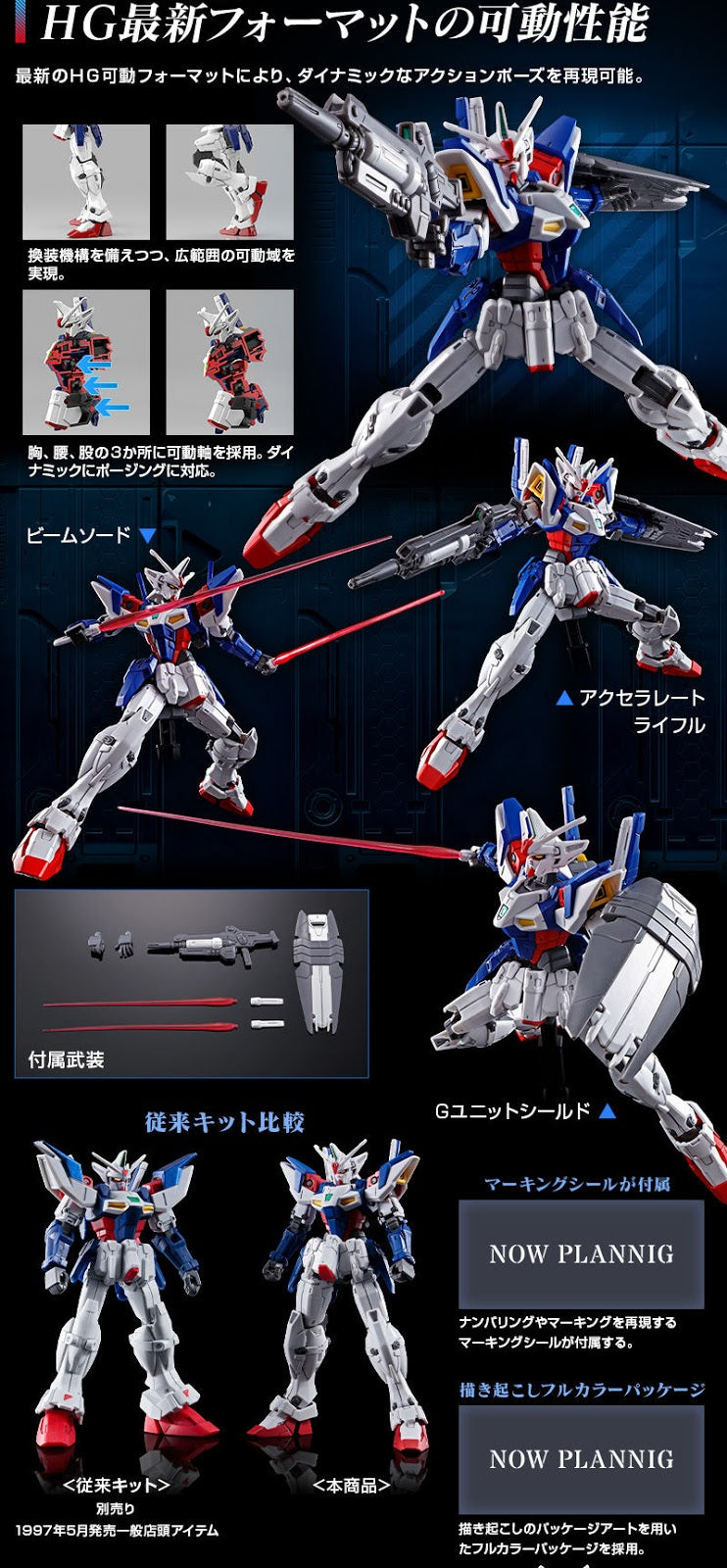 HG OZX-GU01A Gundam Geminass 01 - P-Bandai 1/144