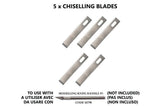 Vallejo CHISELLING BLADES (5) FOR NO.1 HANDLE - gundam-store.dk