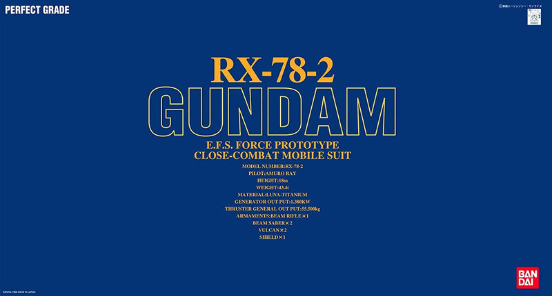 Perfect Grade Gundam RX-78-2 1/60 - gundam-store.dk