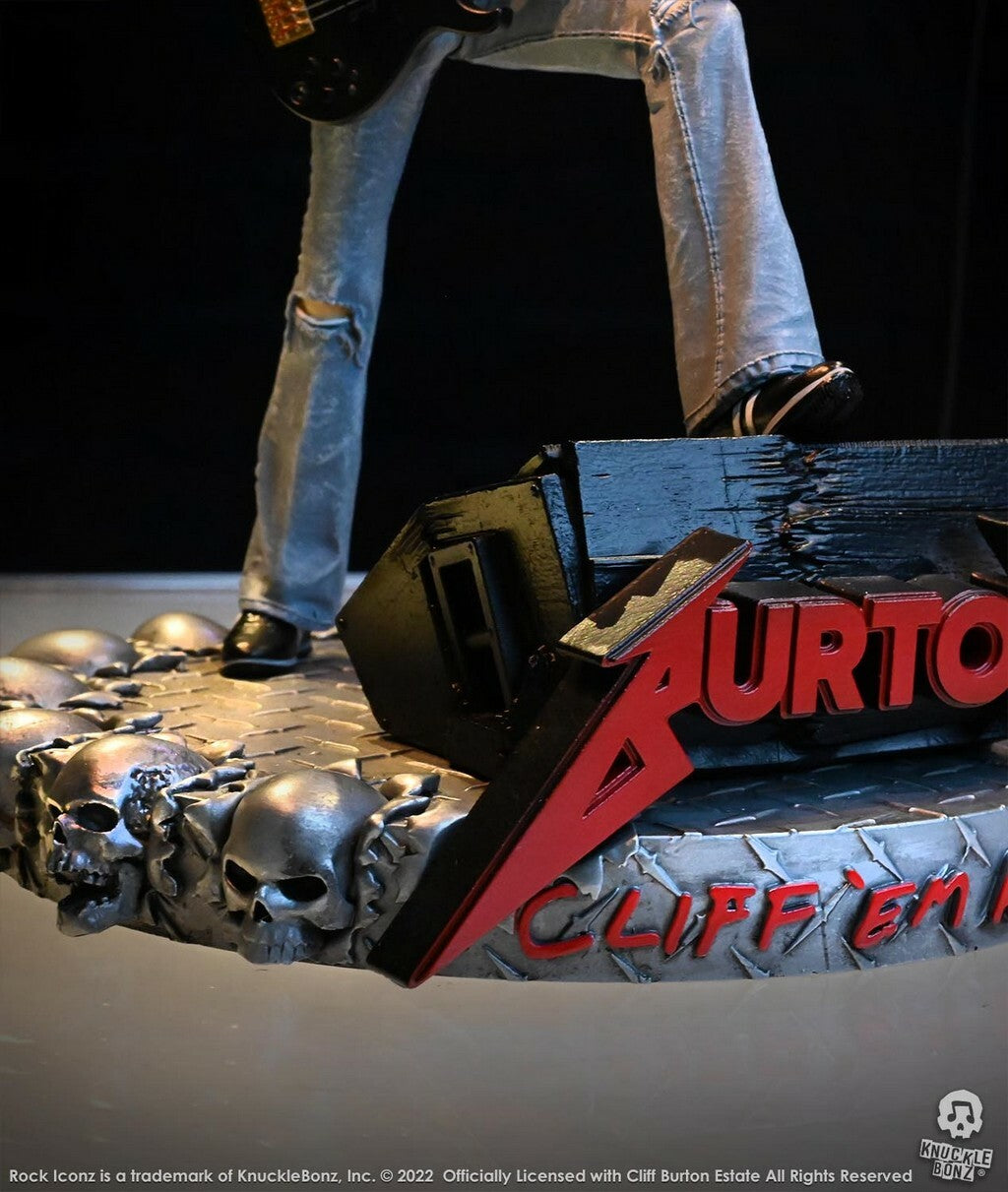 Rock Iconz: Metallica – Cliff Burton Statue