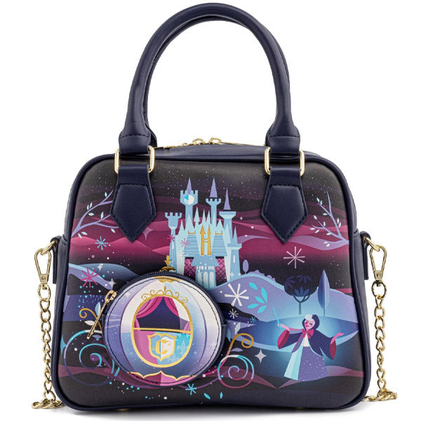 Disney Loungefly Handtasche – Handtasche aus der Cinderella Castle-Serie 