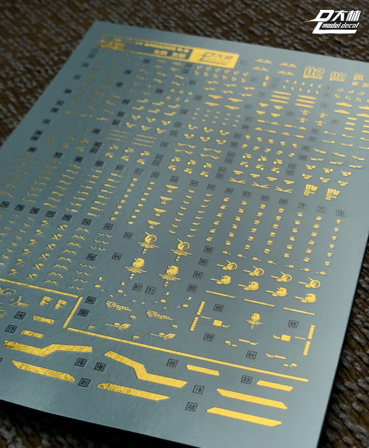 D.L Model Decal - RG23 - RG Banshee Norn 1/144 Gold