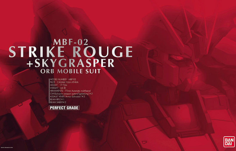 *PREORDER* Perfect Grade Gundam STRIKE ROUGE + SKYGRASPER 1/60 - gundam-store.dk
