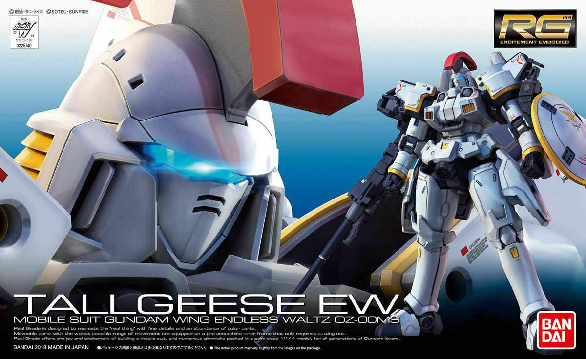 RG Gundam Tallgeese EW 1/144 - gundam-store.dk