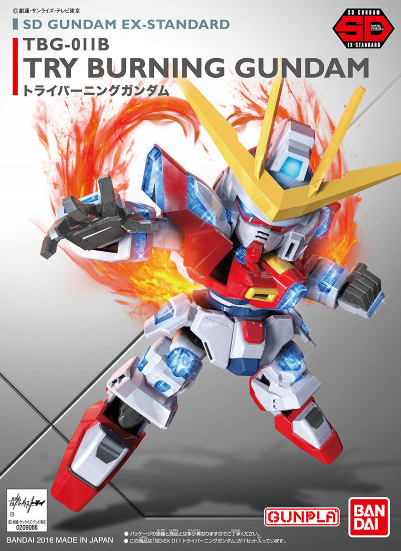 SD Gundam Try Burning Gundam