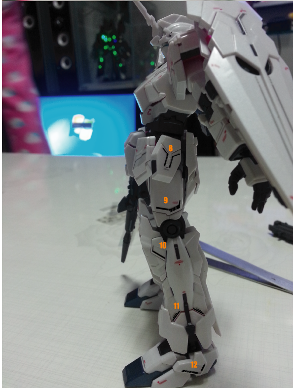 RG UNICORN WATER DECAL - gundam-store.dk